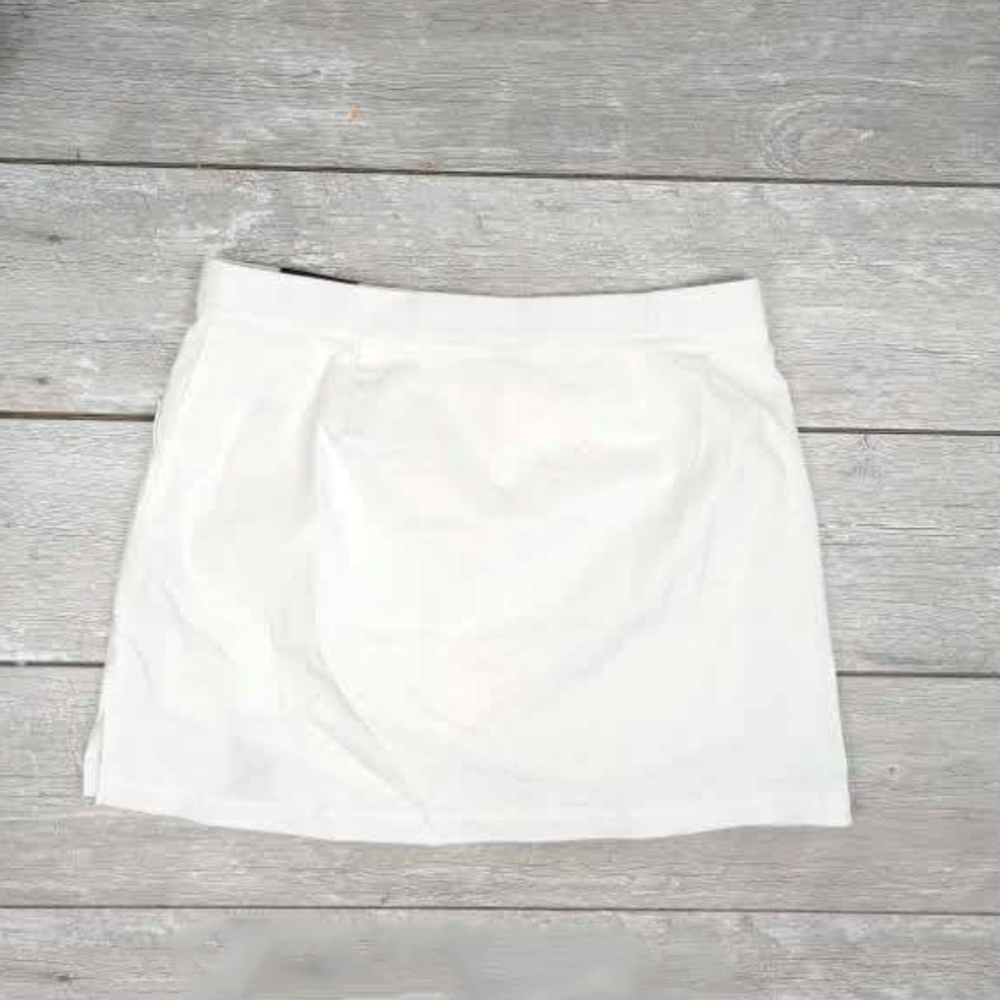 NWT Rafaella Comfort Womens M & L White Stretch Skort - Picture 6 of 6